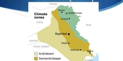 خريطة العراق المناخ