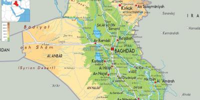 خارطة العراق الجغرافية