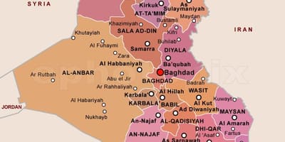 خريطة العراق