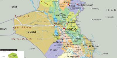 العراق خريطة المدن